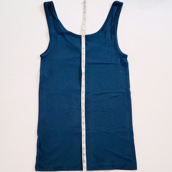 NWOT Teal+Sparkle Tank - Picture 3 of 6